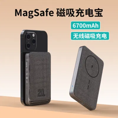 Chargeur portable Apple Magsafe 6700 mAh, batterie magnétique, compatible avec iPhone